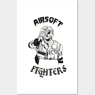 Tacticool Airsoft Fighters Black Posters and Art